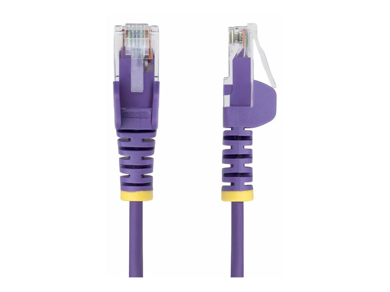 StarTech.com 10m Purple Slim CAT6 Ethernet Cable Snagless 28AWG LSZH - patch cable - 10 m - purple - Lila - 10m