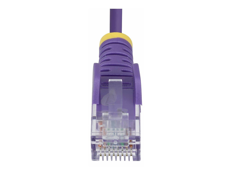StarTech.com 10m Purple Slim CAT6 Ethernet Cable Snagless 28AWG LSZH - patch cable - 10 m - purple - Lila - 10m