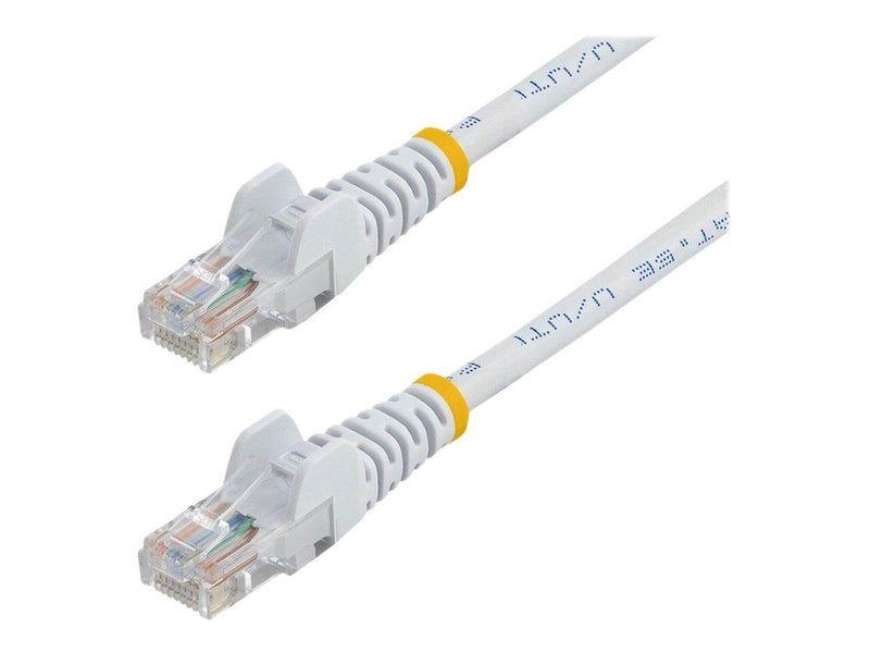 StarTech.com 10m White Cat5e / Cat 5 Snagless Ethernet Patch Cable 10 m - patch cable - 10 m - white - Weiß - 10m