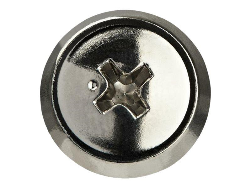 StarTech.com 12-24 Server Rack Screws - 50 pack - Nickel-plated rack screws