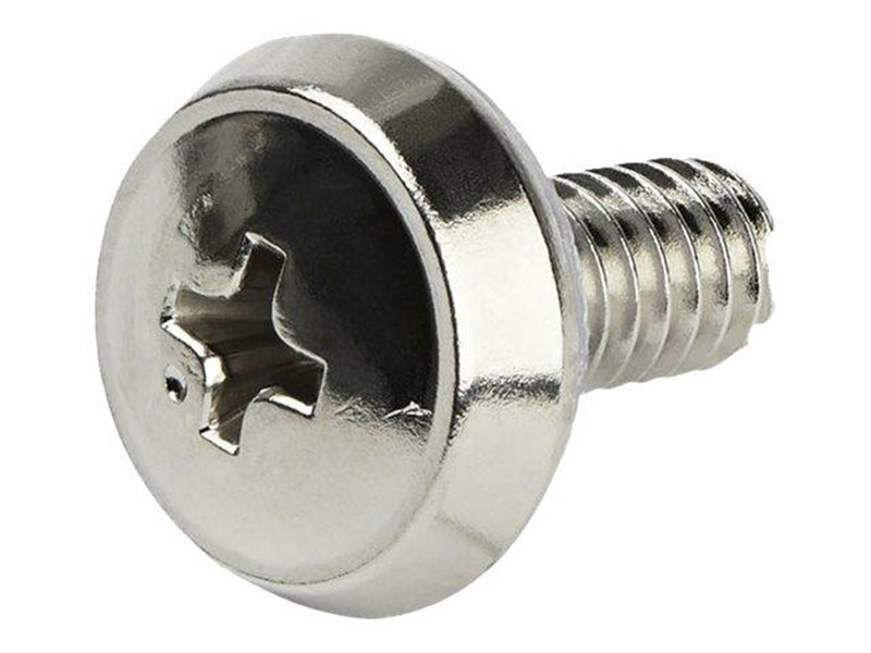 StarTech.com 12-24 Server Rack Screws - 50 pack - Nickel-plated rack screws