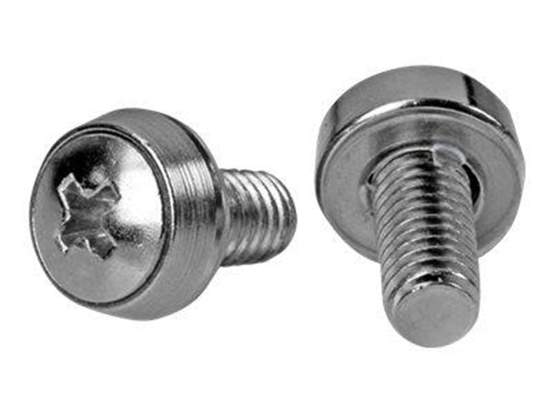 StarTech.com 12-24 Server Rack Screws - 50 pack - Nickel-plated rack screws