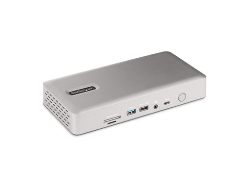 StarTech.com 132UE-TB4USB4DOCK Universal USB4 & Thunderbolt 4 Docking Station Quad Display on Windows Dual Display on MacBook HDMI DP Dock with 100W Laptop Charging