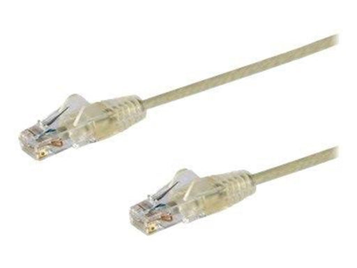 StarTech.com 1.5m CAT6 Cable - Grey Slim CAT6 Patch Cord - Snagless - LSZH - patch cable - 1.5 m - grey - Grau - 1m