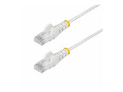 StarTech.com 1.5m White Slim CAT6 Ethernet Cable Snagless 28AWG LSZH - patch cable - 1.5 m - white - Weiß - 1m