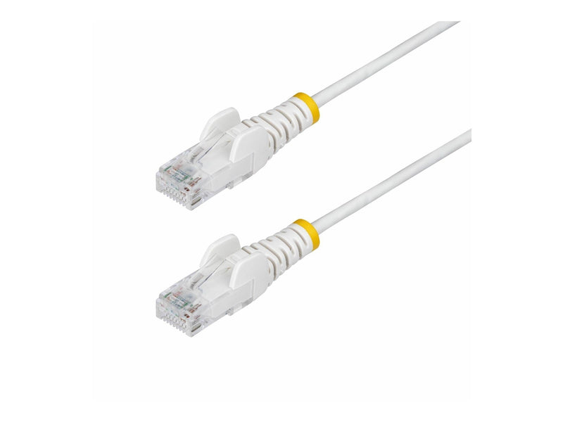 StarTech.com 1.5m White Slim CAT6 Ethernet Cable Snagless 28AWG LSZH - patch cable - 1.5 m - white - Weiß - 1m