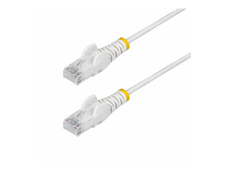 StarTech.com 1.5m White Slim CAT6 Ethernet Cable Snagless 28AWG LSZH - patch cable - 1.5 m - white - Weiß - 1m