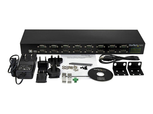 StarTech.com 16 Port USB to Serial Adapter Hub - USB to RS232 Daisy Chain - serial adapter