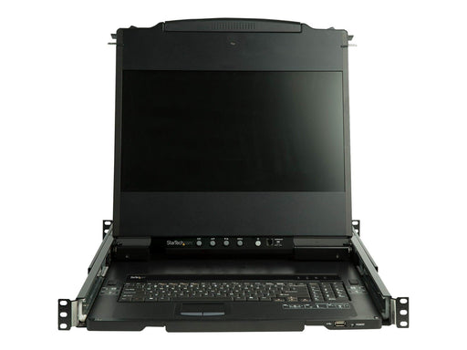 StarTech.com 17" Dual Rail Rackmount KVM Console with 1080p - DVI & VGA - KVM console - Full HD (1080p) - 17.3"