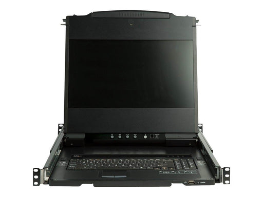 StarTech.com 17" Dual Rail Rackmount KVM Console with 1080p - DVI & VGA - KVM console - Full HD (1080p) - 17.3"