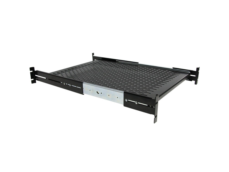 StarTech.com 19in Vented Eistellbarer Depth Sliding Server Rack Gehäuse Regal - Rackregal (verschiebbar forskydes belüftet