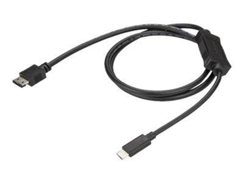 StarTech.com 1m USB-C to eSATA Cable - HDD / SSD / ODD - USB 3.0 5Gbps - storage controller - SATA 6Gb/s - USB 3.0