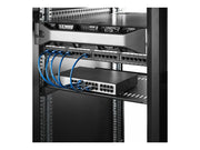 StarTech.com 2-Pack 1U Server Rack Shelf Vented 44lb Capacity 16" Deep (CABSHELF116V2PK) - rack shelf - 1U