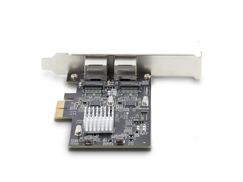 StarTech.com 2-Port 2.5Gbps NBASE-T PCIe Network Card Intel I225-V Dual-Port Computer Network Card Multi-Gigabit NIC PCI Express Server LAN Card Desktop Ethernet Interface