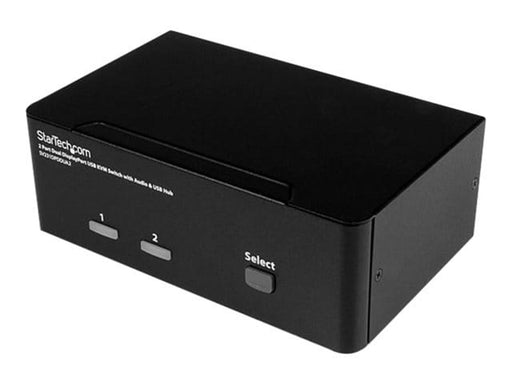 StarTech.com 2-Port DisplayPort Dual-Monitor KVM Switch - 4K 60Hz - KVM / audio / USB switch - 2 porte