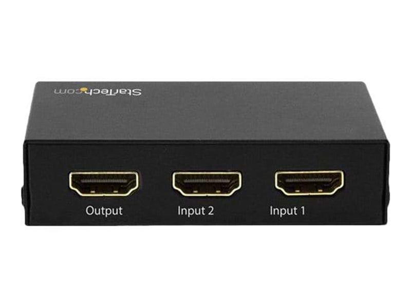 StarTech.com 2-Port HDMI Switch - 4K HDMI Switch Box - Ultra HD 4K 60Hz