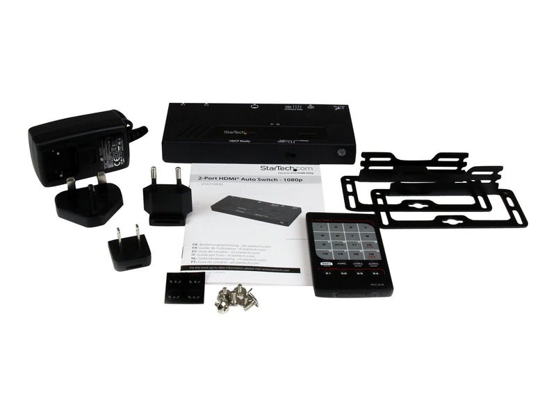 StarTech.com 2 Port HDMI Switch w/ Automatic und Priority Switching