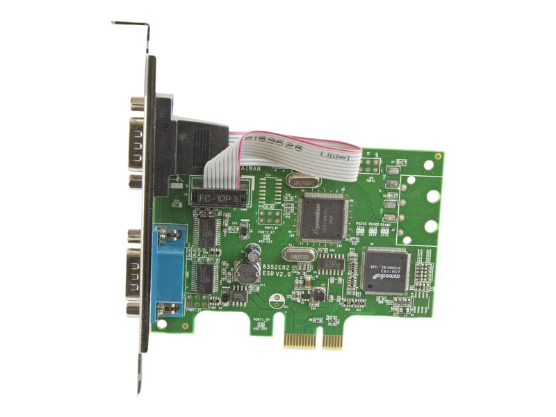 StarTech.com 2-Port PCI Express Serial Card with 16C1050 UART