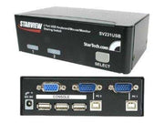 StarTech.com 2 Port Professional USB KVM Switch Kit mit Kabel - KVM Switch - 2 Anschlüsse