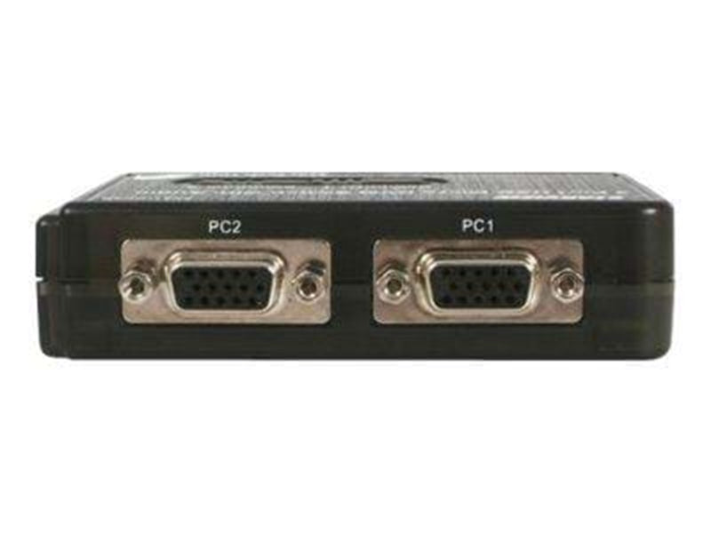 StarTech.com 2 Port USB VGA KVM Switch mit Audio und Kabel - KVM / Audio-Switch - 2 Anschlüsse