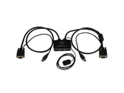 StarTech.com 2 Port USB VGA Kabel KVM Switch