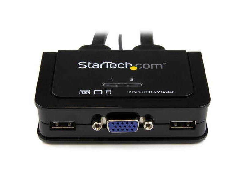 StarTech.com 2 Port USB VGA Kabel KVM Switch