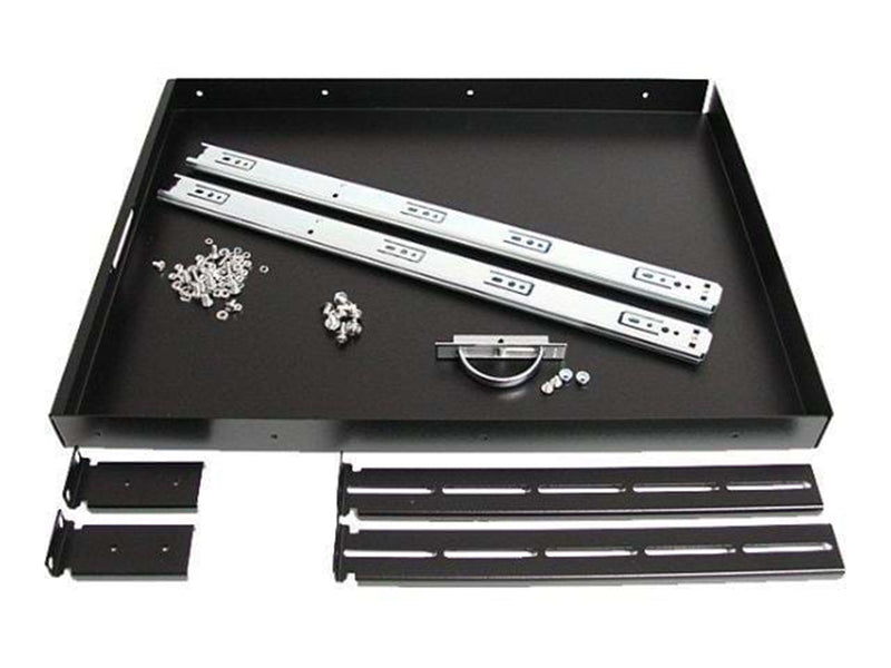 StarTech.com 22in Schwarz Deep Sliding Server Rack Gehäuse Regal