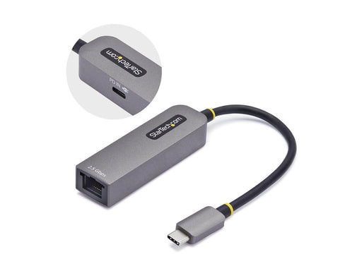 StarTech.com 2.5GbE USB-C to Ethernet Adapter - network adapter - USB-C 3.2 Gen 1 / Thunderbolt 3 - 10M/100M/1G/2.5 Gigabit Ethernet + USB-C 3.2 Gen 1