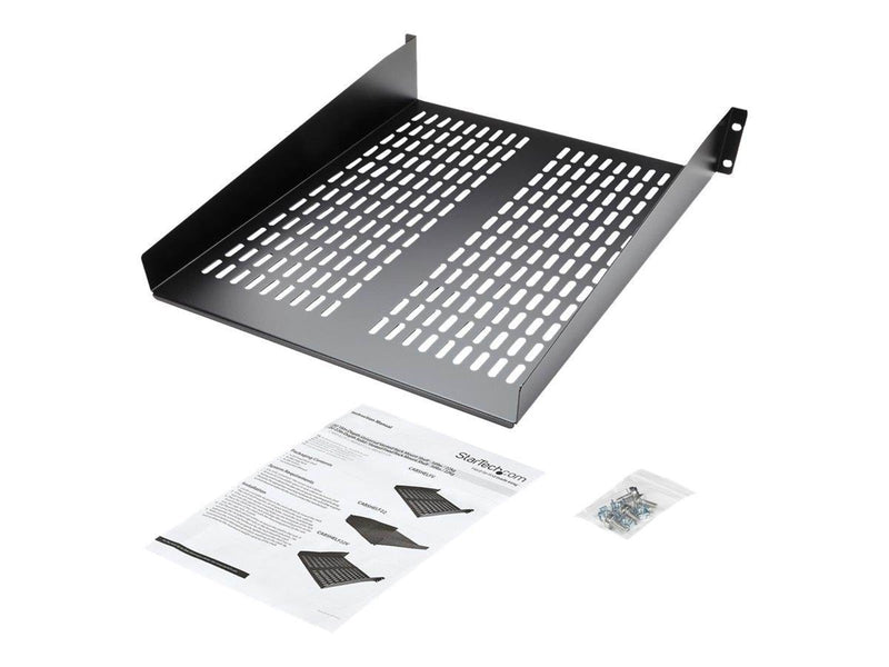 StarTech.com 2U 22in Vented Rack Befestigungskit Regal