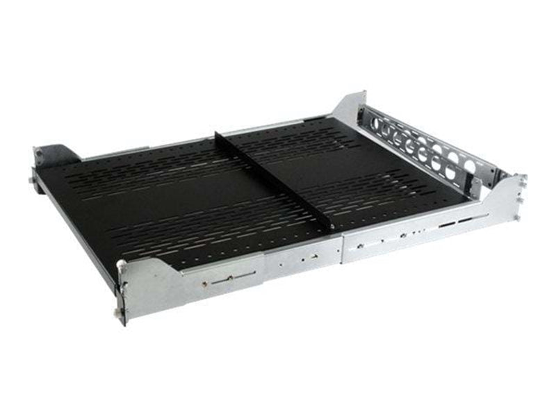 StarTech.com 2U Eistellbarer Vented Sliding Rack Regal w/ Kabel Management