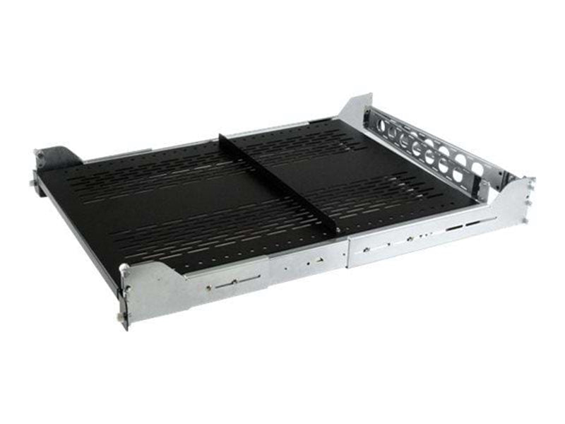 StarTech.com 2U Eistellbarer Vented Sliding Rack Regal w/ Kabel Management