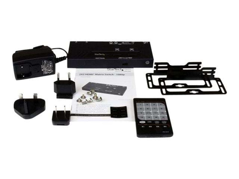 StarTech.com 2X2 HDMI Matrix Switch w/ Automatic und Priority Switching