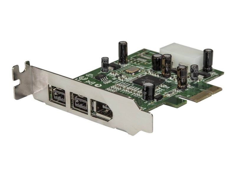 StarTech.com 3 Port 2b 1a Low Profile 1394 PCI Express FireWire Card Adapter - FireWire Adapter