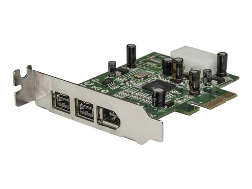 StarTech.com 3 Port 2b 1a Low Profile 1394 PCI Express FireWire Card Adapter - FireWire Adapter