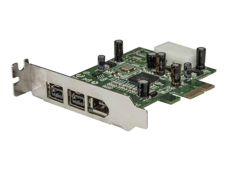 StarTech.com 3 Port 2b 1a Low Profile 1394 PCI Express FireWire Card Adapter - FireWire Adapter