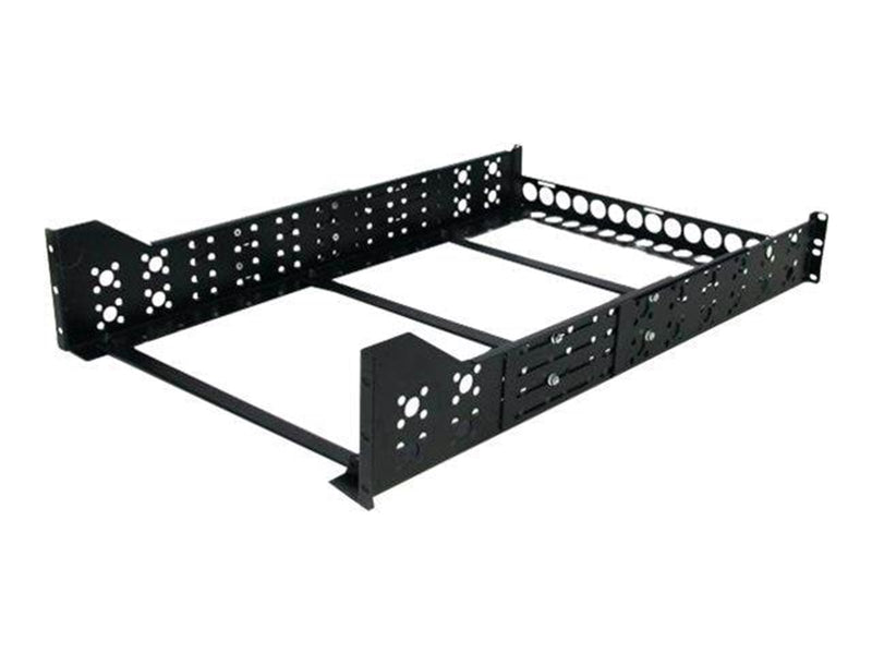 StarTech.com 3U Universal Server Rack Rails - TAA Compliant Fixed Mounting Rails - 19" Adjustable Depth Rack Mount Rails (UNIRAILS3U) rack rail - 3U