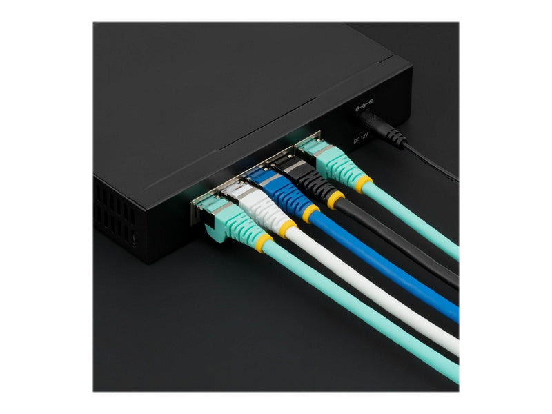StarTech.com 3m CAT6a Ethernet Cable - patch cable - 3 m - aqua - Blau - 3m