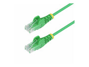 StarTech.com 3m Green Slim CAT6 Ethernet Cable Snagless 28AWG LSZH - patch cable - 3 m - green - Grün - 3m