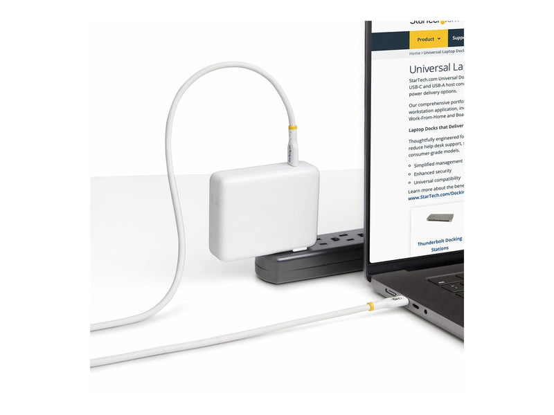 StarTech.com 3m USB C Charging Cable USB-IF Certified USB-C Cable 240W - USB-C cable - 24 pin USB-C to 24 pin USB-C - 3 m