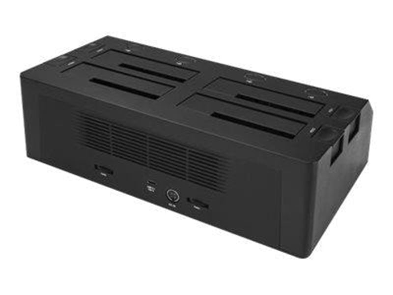 StarTech.com 4 Bay SATA 2.5 / 3.5in SSD / HDD Dock - USB 3.1 USB-C / USB-A - storage enclosure - SATA 6Gb/s - USB 3.1 (Gen 2)