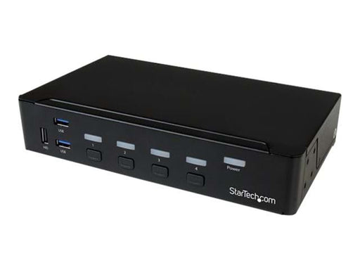 StarTech.com 4-Port DisplayPort KVM Switch With Built-in USB 3.0 Hub - 4K