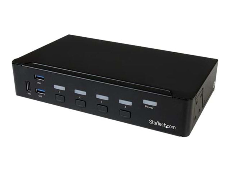 StarTech.com 4 Port HDMI KVM Switch With Built-in USB 3.0 Hub - 1080p