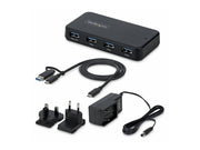 StarTech.com 4-Port USB A Hub USB-Hubs - USB 3.2 - 4 - Schwarz