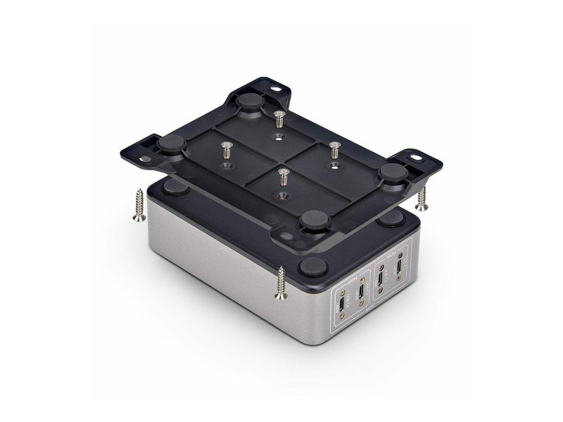 StarTech.com 4-Port USB-C Charger 240W Total Single Port 140W EPR power adapter - with surface mount bracket - 24 pin USB-C - 240 Watt