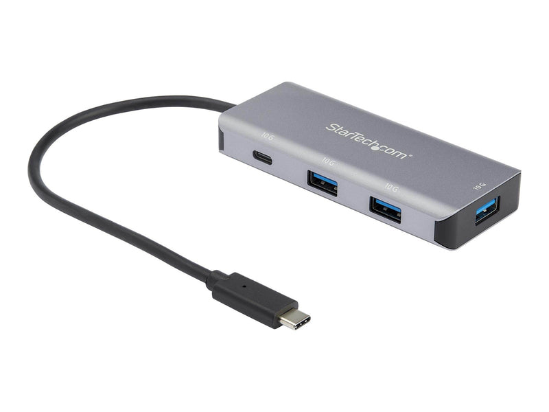 StarTech.com 4 -Port USB-C Hub (10Gbps) with 3x USB-A & 1x USB-C - hub - 4 ports USB-Hubs - 4 - Grau