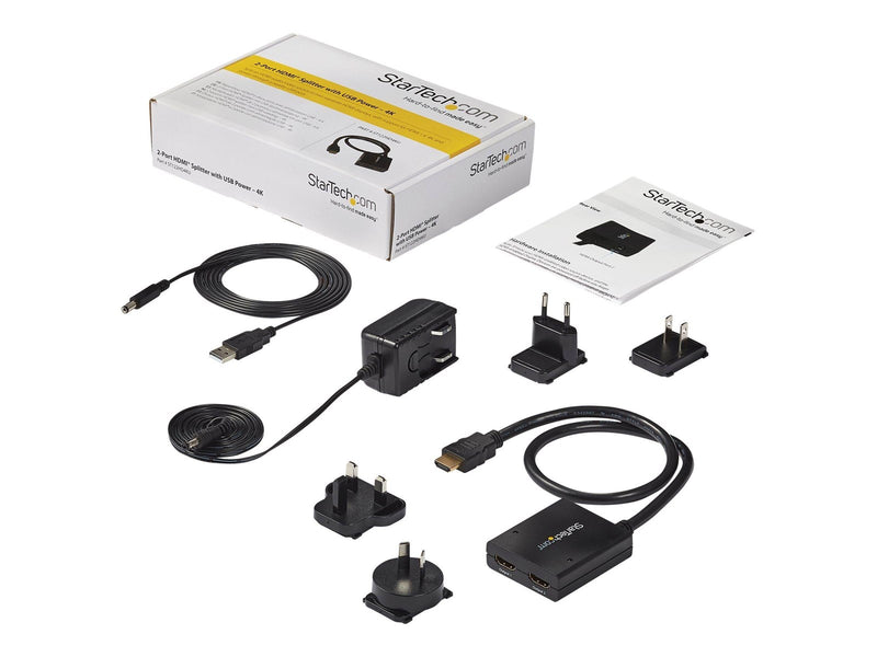 StarTech.com 4K HDMI 2-Port Video Splitter