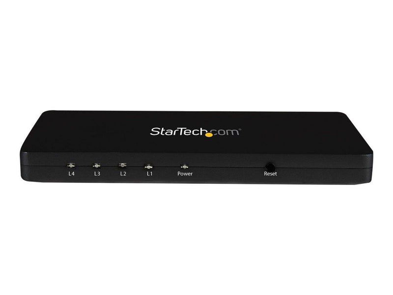 StarTech.com 4K HDMI 4-Port Video Splitter - 1x4 HDMI Splitter - 4K 30Hz - video/audio switch - 4 ports