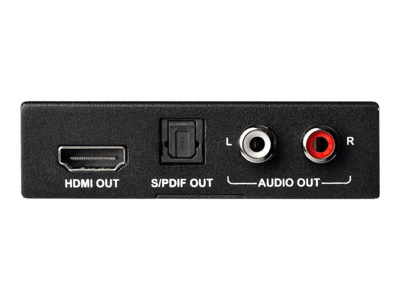 StarTech.com 4K HDMI Audio Extractor 4K 60Hz - HDR - Toslink Optical Audio - HDMI audio signal extractor