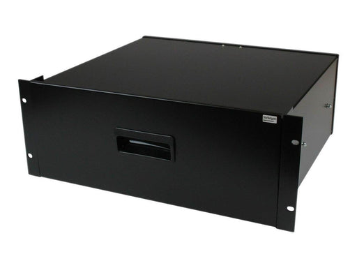 StarTech.com 4U Schwarz Stahl Storage Drawer für 19in Racks und Cabinets - Rack-Drawer für Storage