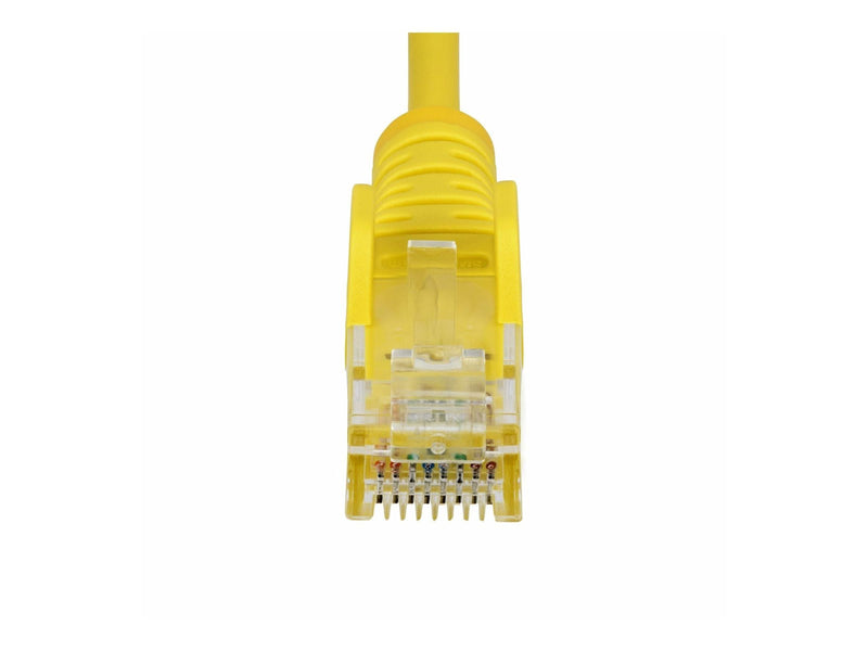 StarTech.com 50cm Yellow Slim CAT6 Ethernet Cable Snagless 28AWG LSZH - patch cable - 50 cm - yellow - Gelb - 0.5m